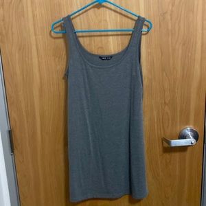 gray tank dress